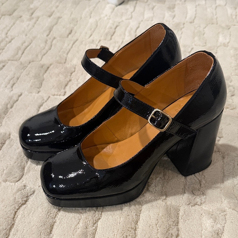 Sézane Georgia High Mary Jane Heels